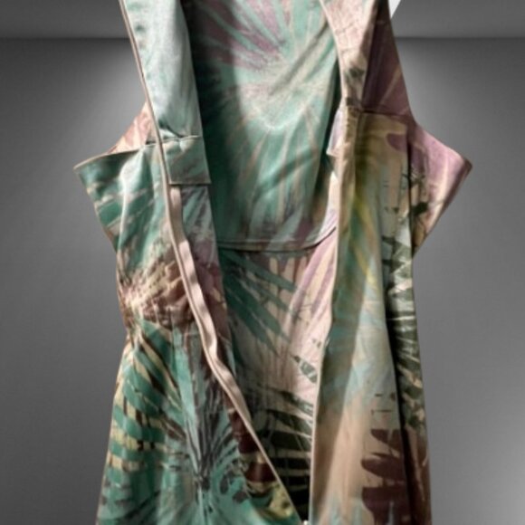 Maggy London Womens Floral Maxi Summer Halter Dress Size 6 - Picture 10 of 13